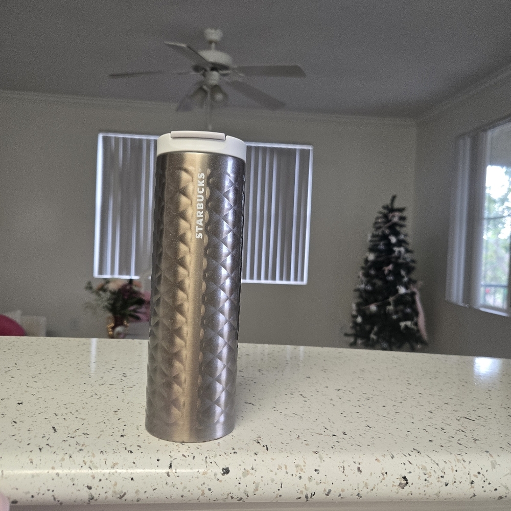 Starbucks Metallic Textured Tumbler